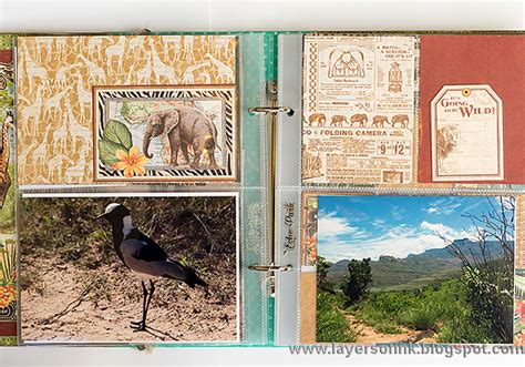 Layers of ink: Safari Travel Album