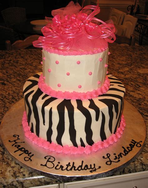 pink zebra cake