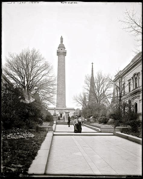 Vintage landscape: Washington Monument, Baltimore, Md. – enclos*ure