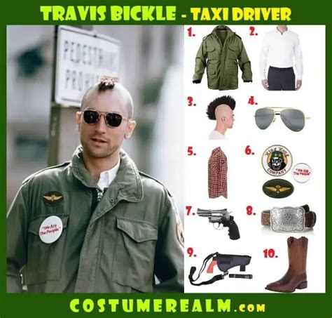 Dress Like Travis Bickle - Costume Realm