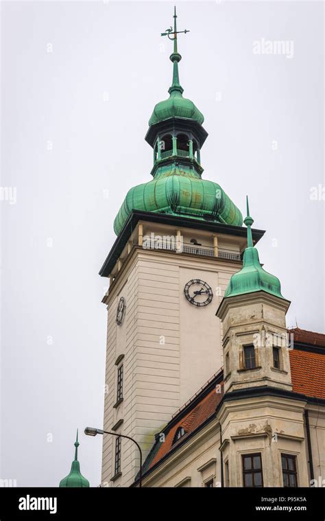 Castle in Vsetin city in Zlin Region, Moravia in Czech Republic Stock ...