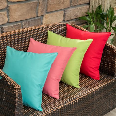 Amazon 45*45cm Waterproof Fabric Outdoor Cushion Cover Furniture Throw Pillow Cover Cushion ...