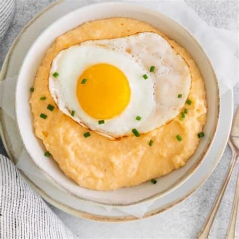 EASY Grits and Eggs - Meaningful Eats