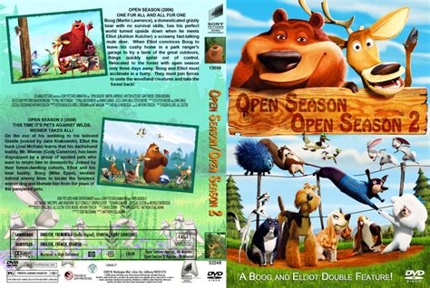 Open Season Double Feature dvd cover (2006-2008) R1 Custom