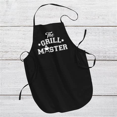 The Grill Master Apron Dad Apron Father's Day Apron - Etsy