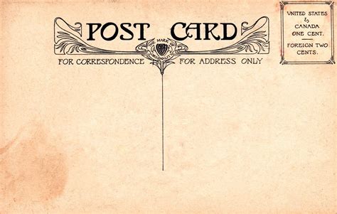 vintage postcards | Vintage Backgrounds: A Four-Pack of Postcard ... | Postcard template ...