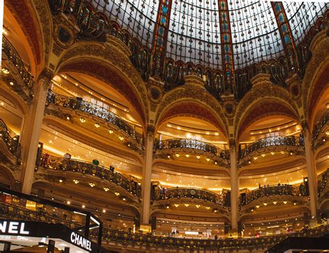 Galeries Lafayette Department Store in Paris