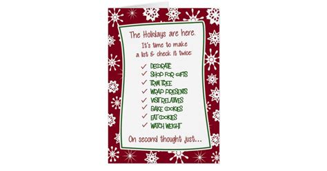 Funny Christmas Holiday Stress Card | Zazzle.com