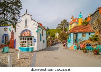 22042019 Portmeirion North Wales Uk Portmeirion Stock Photo 1400333336 ...