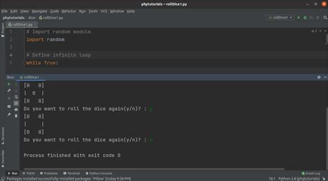 Build a dice-rolling simulator in Python