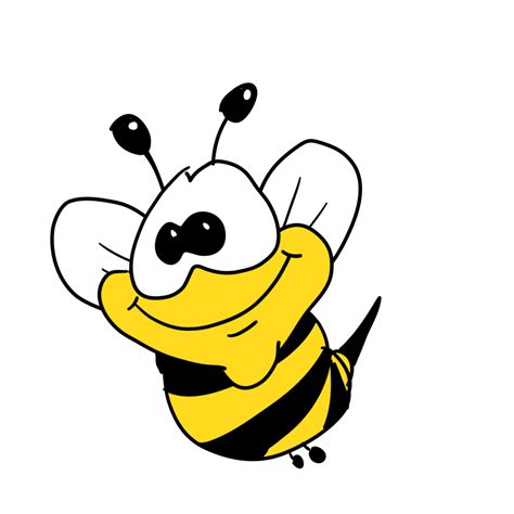 Smiling Bee Animation GIF | GIFDB.com