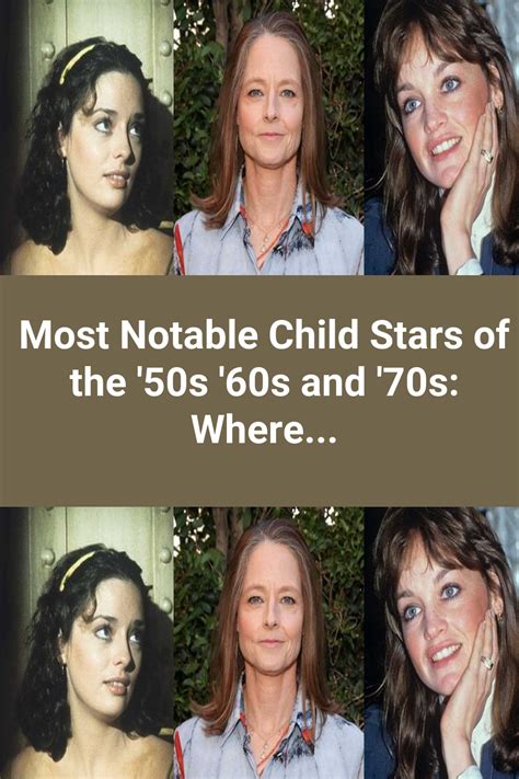 Most notable child stars of the 50s 60s and 70s where are they now – Artofit