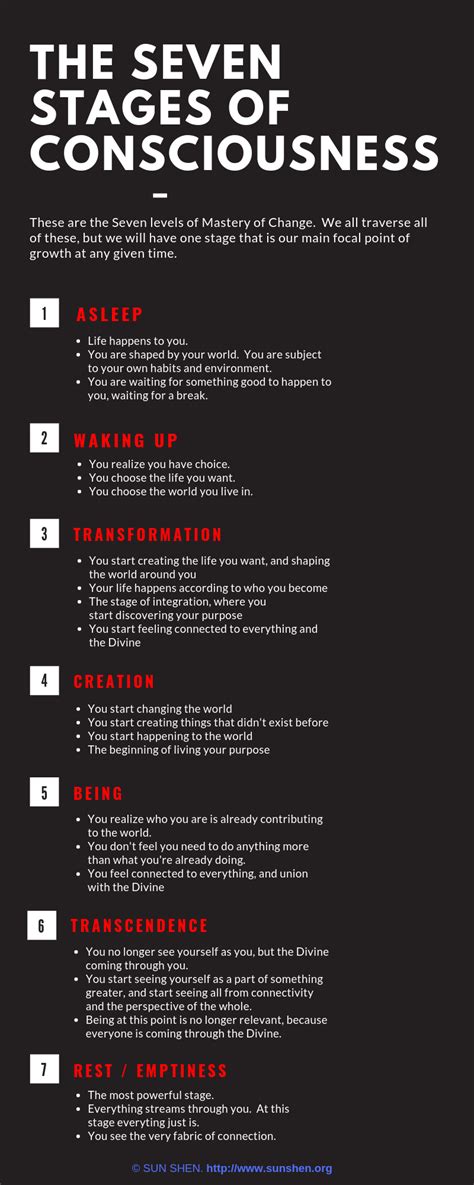 The Seven Stages of Consciousness — SUN SHEN