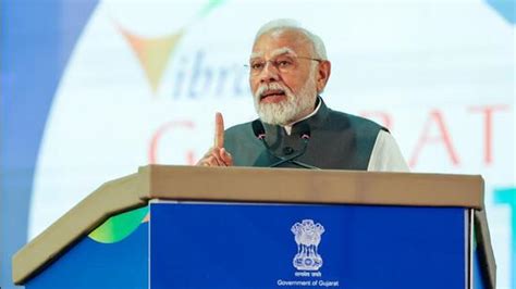 Modi hails transformation of Vibrant Gujarat, recalls indifference of ...