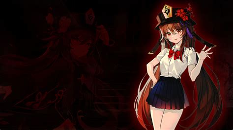 2560x1440 Resolution Schoolgirl Hu Tao Genshin Impact 8K 1440P Resolution Wallpaper - Wallpapers Den