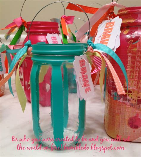 BumbleDo: DIY Mason Jar Lanterns "Be who you were created to be and you will set the world on ...