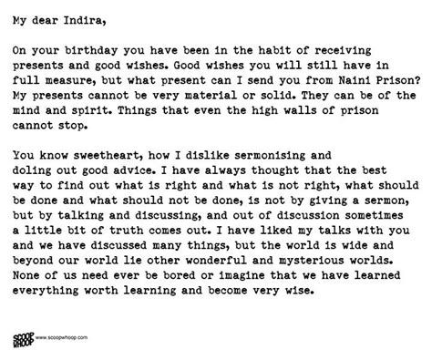 Nehru’s Letter To Daughter Indira From Prison Is The Best Advice A ...