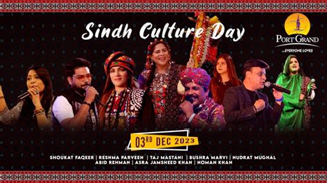 Sindh Culture Day 2023 [03 Dec] - Events in Karachi