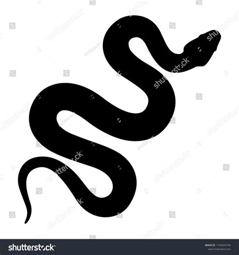 Snake Vector Outline - Snake Drawing