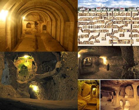 Derinkuyu Ancient Underground City (Nevşehir, Turkey) In 1963, during a ...