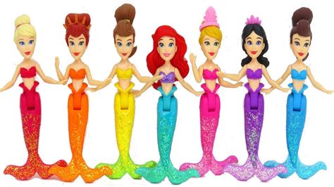 New Princess Ariel and Mermaid Sisters dolls names - YouTube