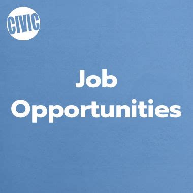 Job Opportunities at Civic