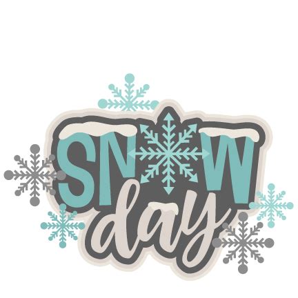 Happy Snow Day Clipart Set - Clip Art Library