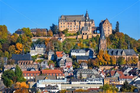 Marburg historical medieval Old Town, Germany - GlobePhotos - royalty ...