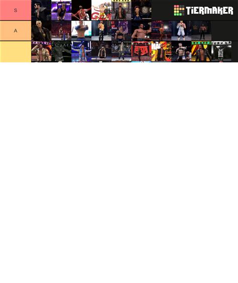 GCW Roster (End Of The Year) Tier List (Community Rankings) - TierMaker