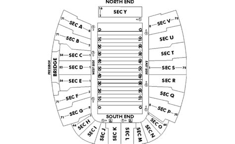 Dudley Field at Vanderbilt Stadium Seating Chart