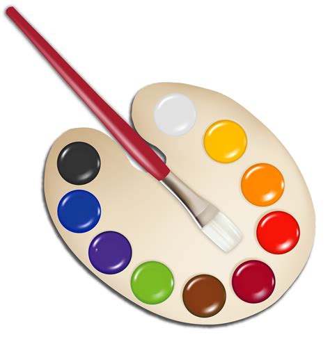 Palette Paintbrush Clip art - Paint Palette Cliparts png download - 4032*4132 - Free Transparent ...