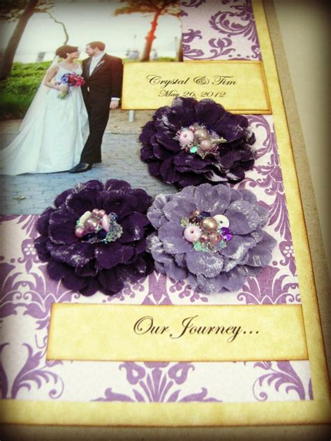 Custom Wedding Scrapbook Album Made to Order by artfulMdesigns