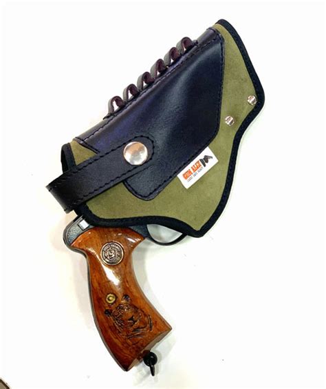 GunAlly Suede Leather Revolver Holster for 32 Bore - Gunholster