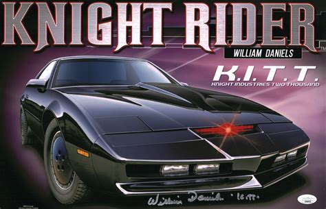 William Daniels Knight Rider 11x17 Photo Poster Signed Autograph JSA Certified COA Auto | Knight ...