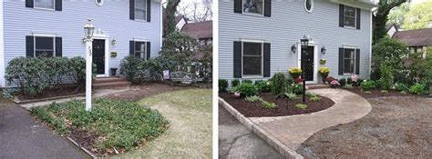 Front Yard Makeovers Before and After - Ryno Lawn Care, LLC