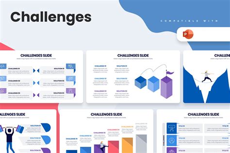 Challenges Powerpoint Infographic Template – Slidewalla