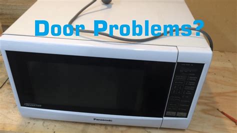 How to Fix Panasonic Microwave door problems - YouTube