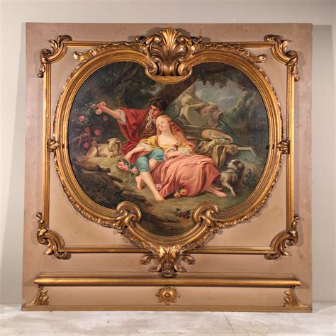 Pair Italian Rococo paintings | www.ClaudiaCollections.com