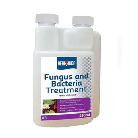 BERMUDA FUNGUS AND BACTERIA POND KOI FISH WATER TREATMENT MOUTH FIN ROT DISEASE | eBay