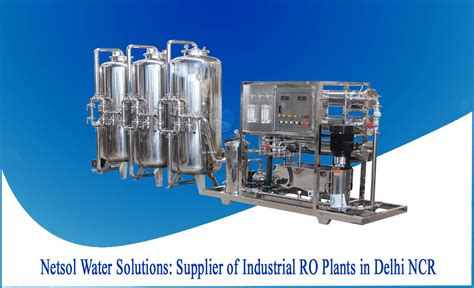 How to Search Best Commercial RO Plant Manufacturer in Delhi NCR - Netsol Water