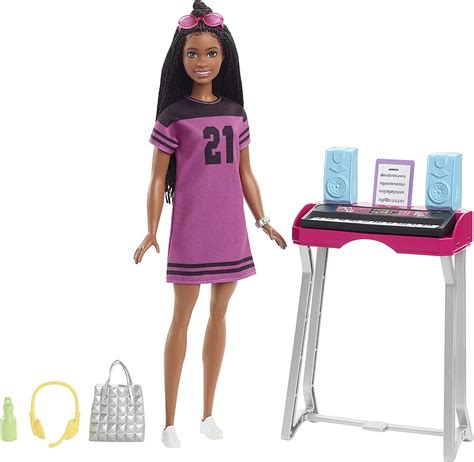 Amazon Lowest Price: Big City, Big Dreams “Brooklyn” Barbie Doll (11.5-in, Brunette with Braids ...