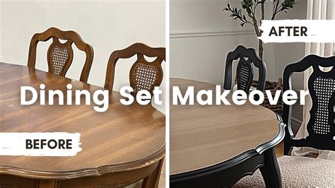 OLD furniture, NEW life! | Transforming it into a BEAUTIFUL Dining ...