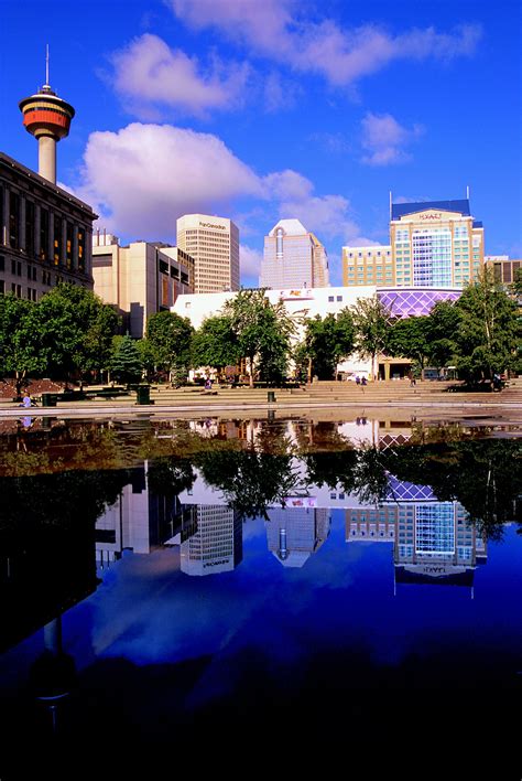 Downtown Calgary on a sunny day. #yyc | Canada travel, Calgary canada ...