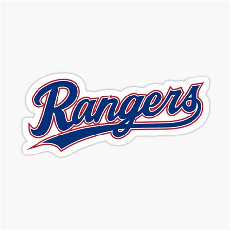 Texas Rangers Stickers | Redbubble