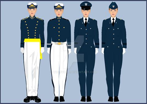 Uniforms Academy Cadets Women 1990-2030 by wolffkat on DeviantArt