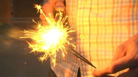 Safety tips for celebrating with sparklers