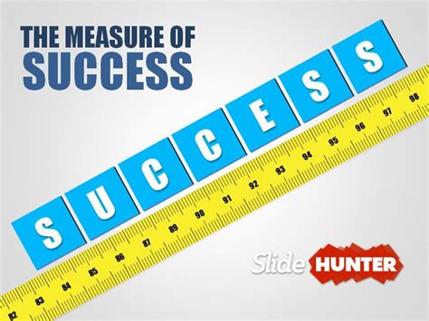 Free 3D Measuring Success PowerPoint Template