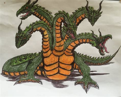 Hydra by BozzerKazooers.deviantart.com on @DeviantArt | Kaiju art, Mythical monsters, Deviantart