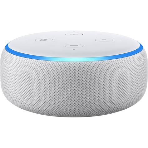 CAIXA SMART AMAZON ECHO DOT 3GEN ALEXA SANDSTONE BRANCA