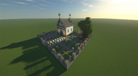 Minecraft Medieval Cemetery